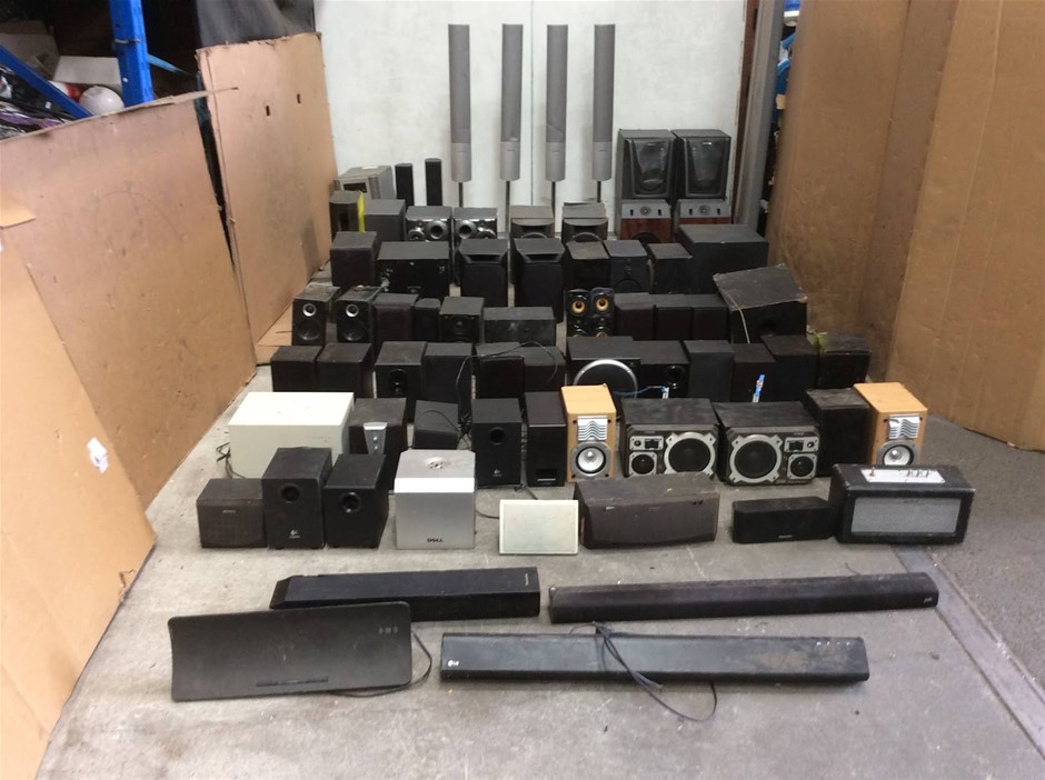 Assorted Brands Soundbars / Home Theatre & Multimedia Speakers (Mixed Lot)
