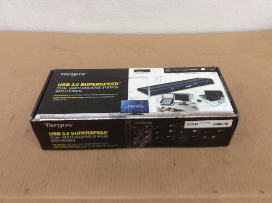 Targus USB 3.0 SuperSpeed Dual Video Docking Station With Power