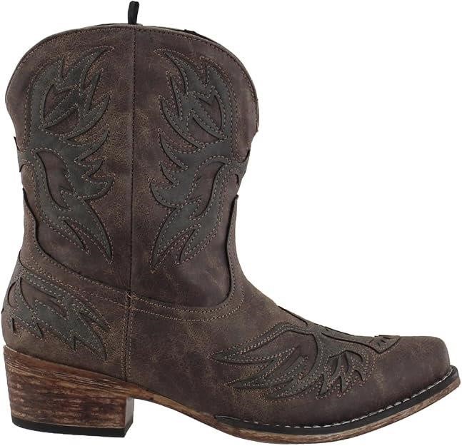 ROPER Amelia Women's Western Boot, Brown US6