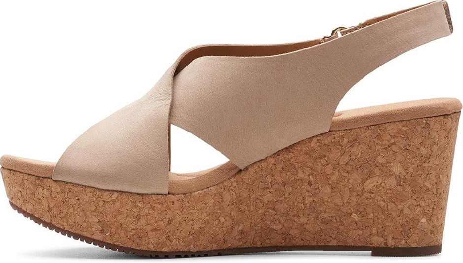Clarks Womens Annadel Eirwyn, Sand Nubuck, 6.5