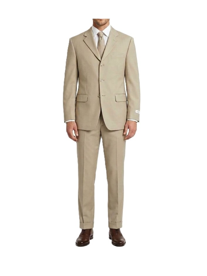 AMBASSADOR COLLECTION Men's Formalwear Suit Set, Size Jacket 40R/Pant 34"/8