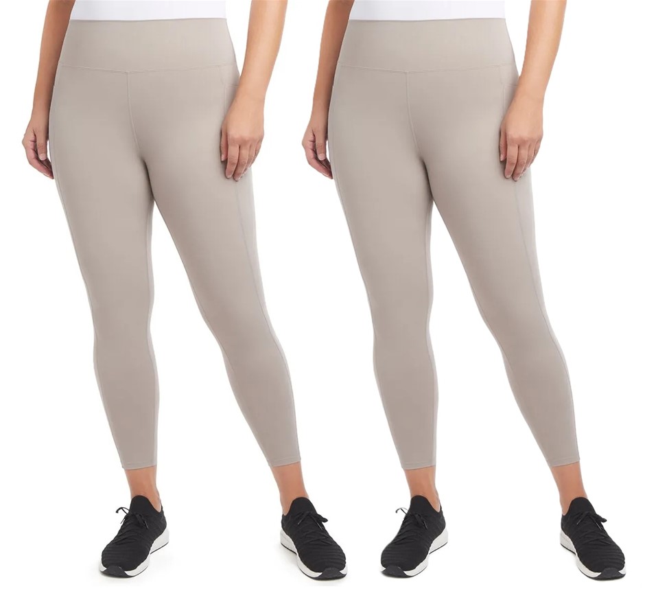 2 x DANSKIN Women's Lightweight Tight, Size S, Satellite.