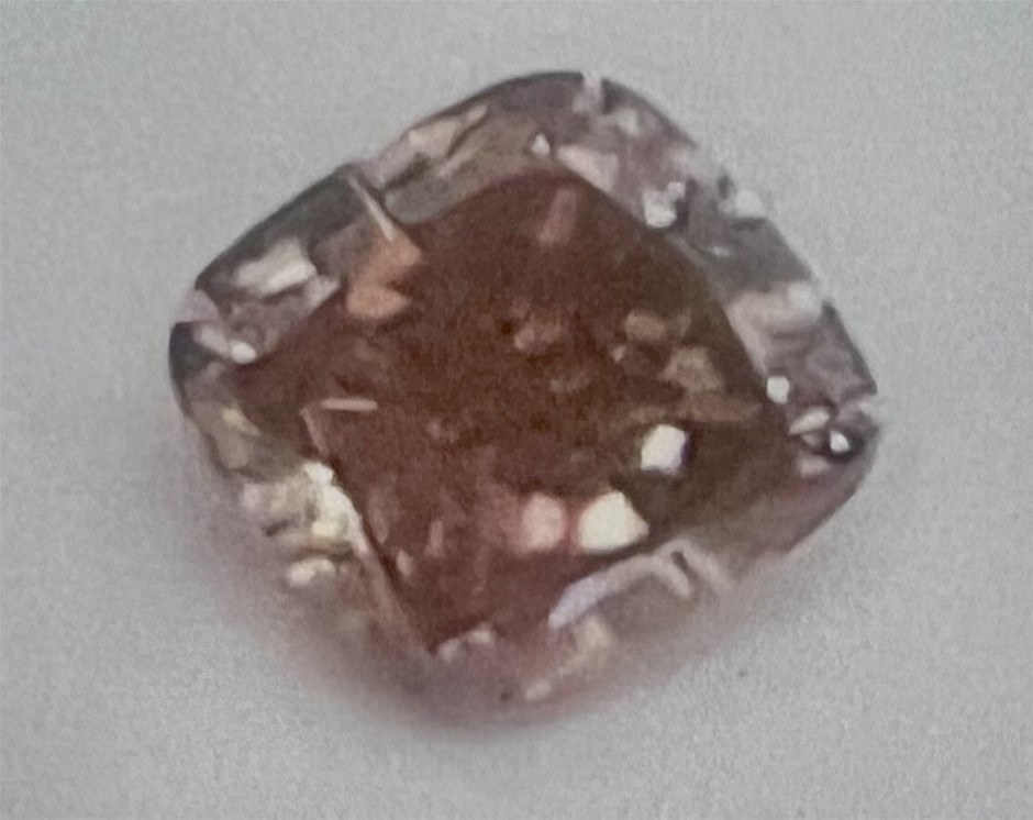 0.33 Carat  pink diamond West Australian origin retail value: $55400