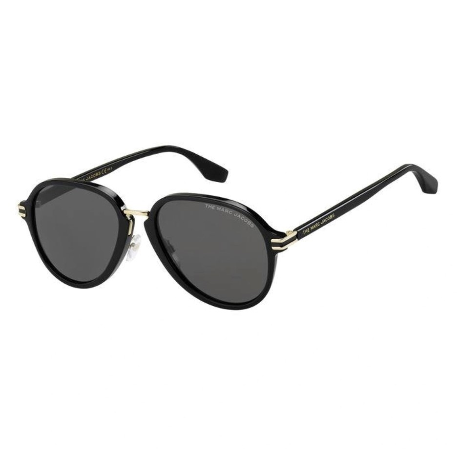 MARC JACOBS 534/S Sunglasses, 54-18-145, Black/Gold (2M2IR). RRP: $181.  Bu