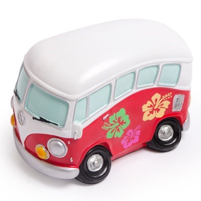 Kombi Van Money Box - Red and White