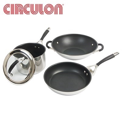 Circulon Steel Elite Non-stick 3 Pce Coo
