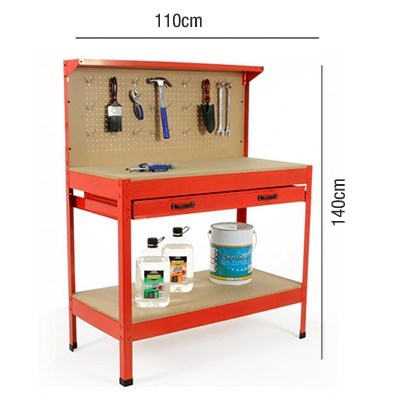 Metal Tool Workbench Storage Unit with D