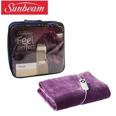 Sunbeam Feel Perfect Heated Throw Blanke