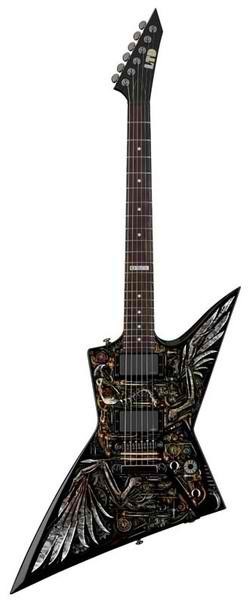ESP LTD EX-CZ Clockwork Zombie Graphic V
