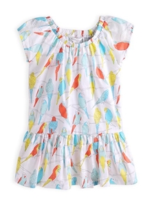 Pumpkin Patch Girl's Sparrow Print Dress