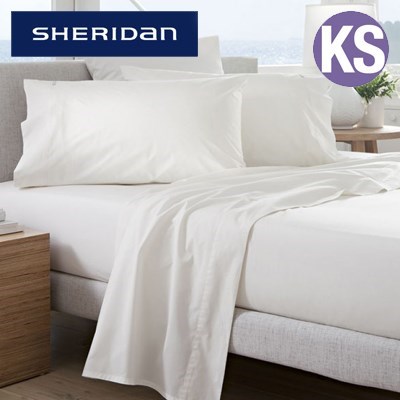 Sheridan Classic Percale KSB Fitted Shee