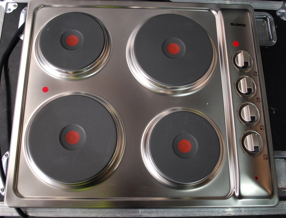 Blanco 60cm Stainless Steel Electric Hob Cooktop. Model BCER6X Auction