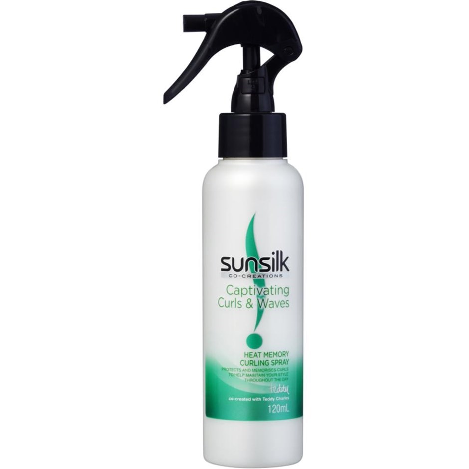 24 x Sunsilk 120ml Curling Spray Heat Me