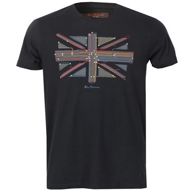 Ben Sherman Mens Tube Map T-Shirt
