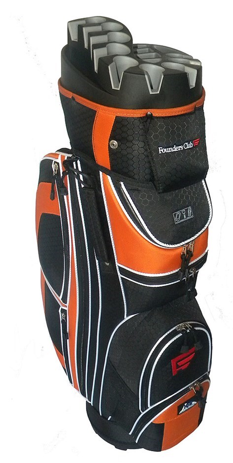 Orange discount cart bag