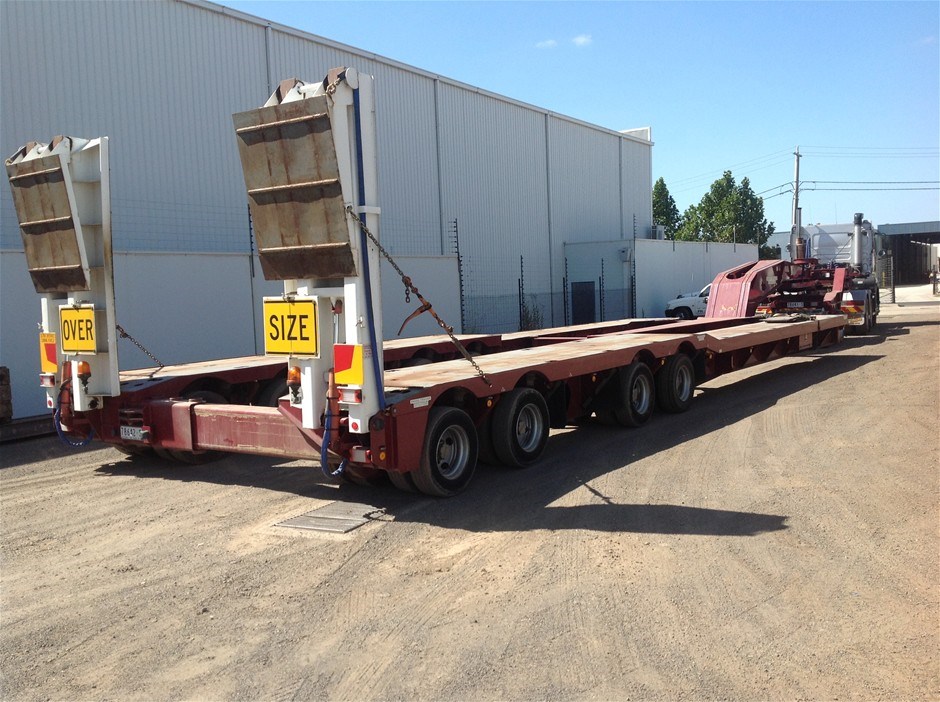 Low loader, Drake 2010 quad axle float, 4 x 8, Auction (00083007376