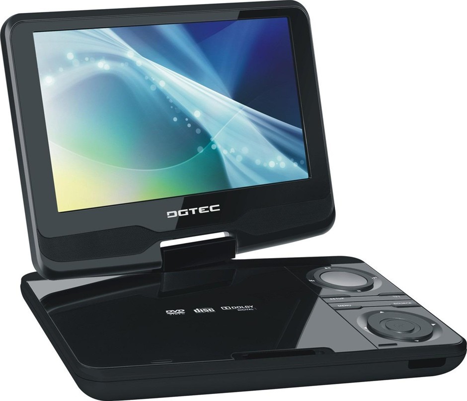 DgTec 7inch Portable Swivel Screen DVD P