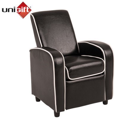 Retro Kids Recliner Chair - Black