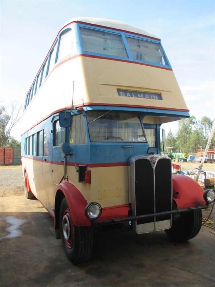 1947 Double Decker Bus Set Up As Camper Make Aec Mod Auction 0018 5011839 Grays Australia