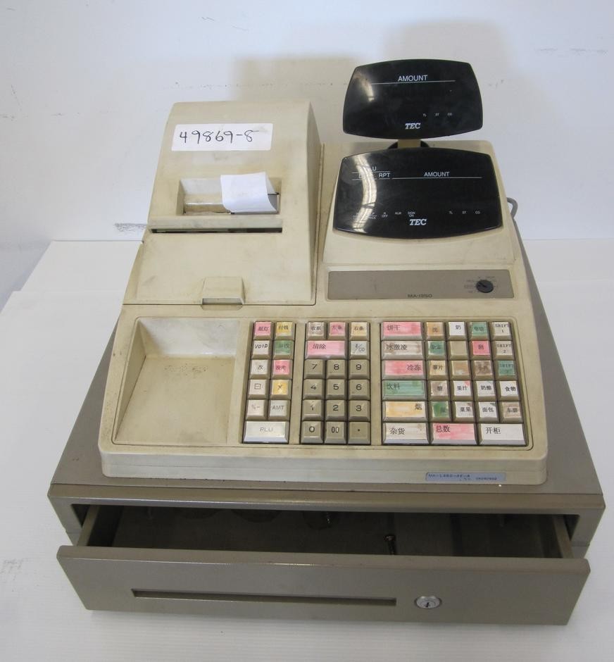 TEC MA1350 Electronic Cash Register Auction (00157001225) Grays