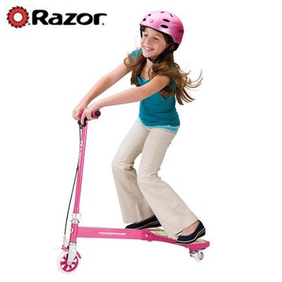 Razor PowerWing Caster Scooter - Pink