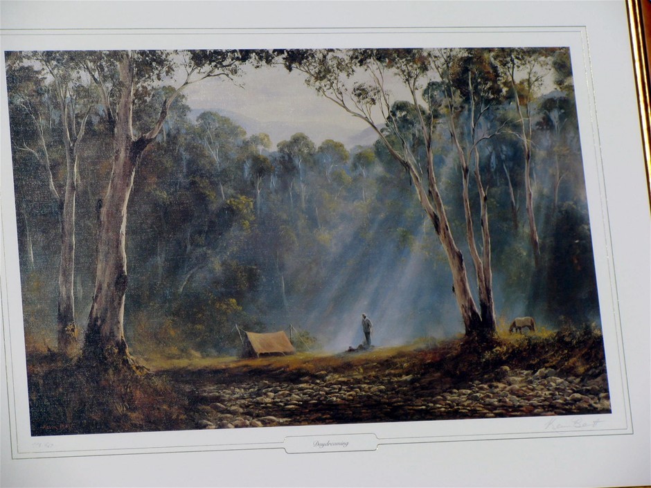 Kevin Best Framed Limited Edition Print “Daydreaming ” Auction (0019