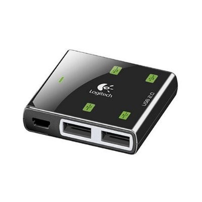 The Logitech Premium 4-Port USB 2.0 Hub