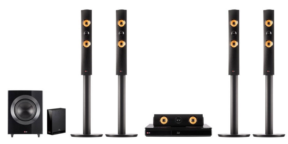 LG BH7540TW 5.1 CH Blu-Ray Home Theatre 