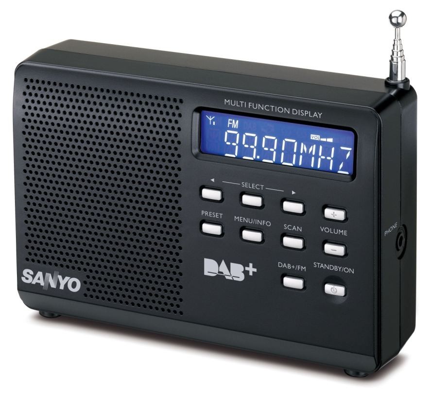 Sanyo DAB+ Digital Portable Radio