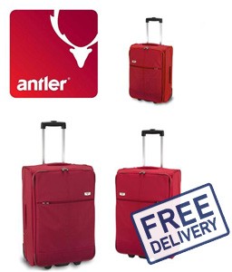 Antler Zotec 3-Piece Luggage Set - Free 
