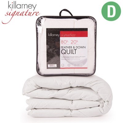 Killarney linen down 2025 and feather quilt