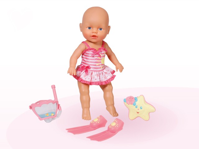 My little baby born best sale swimming doll