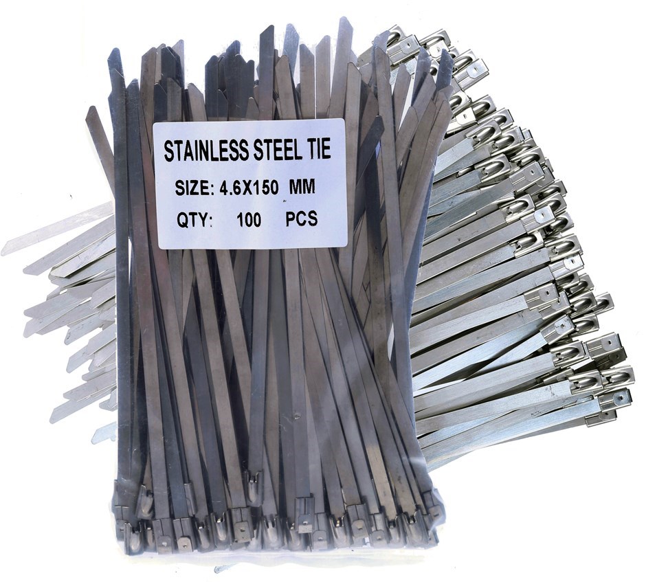 100-x-stainless-steel-cable-ties-size-4-6mm-x-150mm-buyers-note