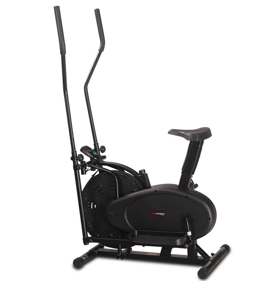 Buy Lifespan X01 2in1 Hybrid Cross Trainer & Exercise Bike Grays