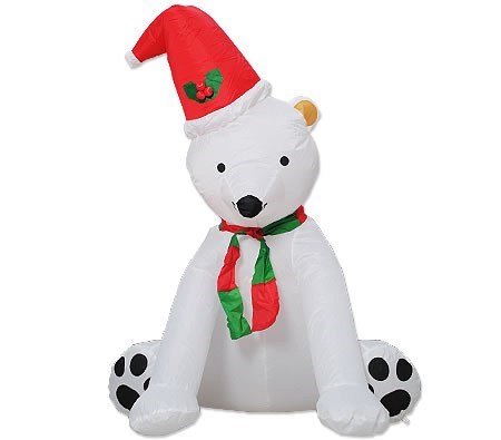 1.2m Air Powered Inflatable Polar Bear C