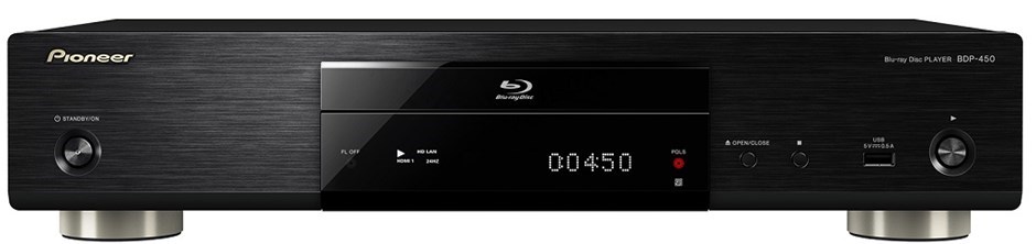 Pioneer BDP-450-K Blu-ray 3D™ Disc Playe