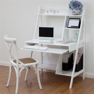 Stylish A-Frame White Multipurpose Desk