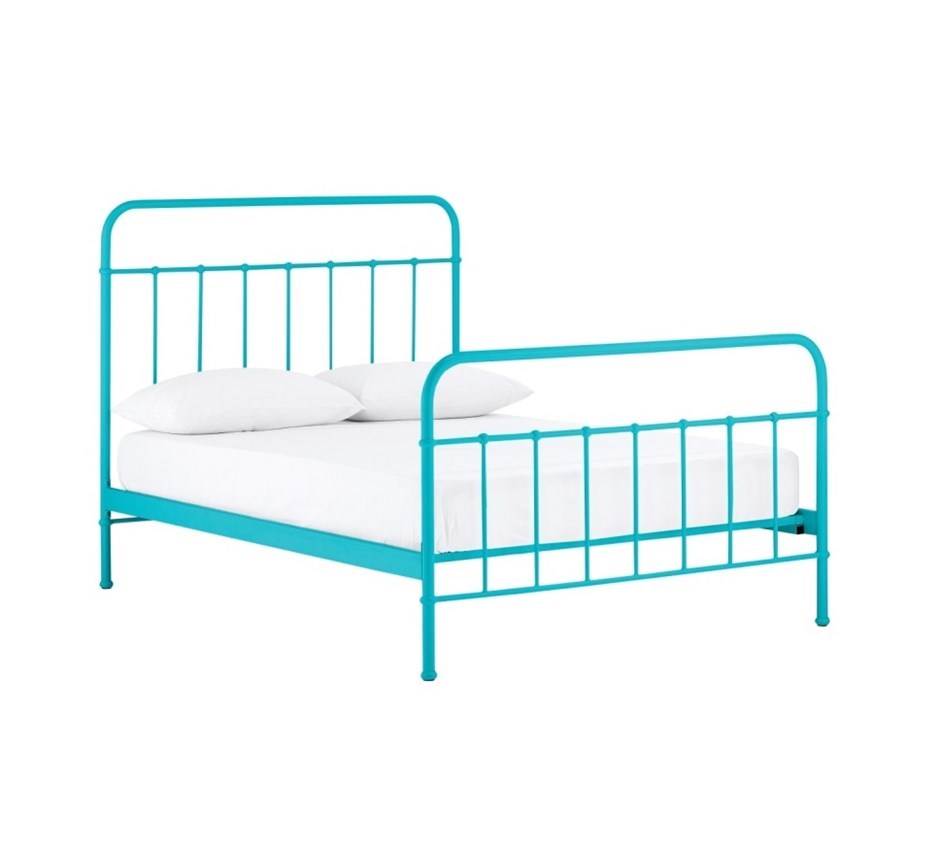 Designer Jessica Double Size Blue Metal 