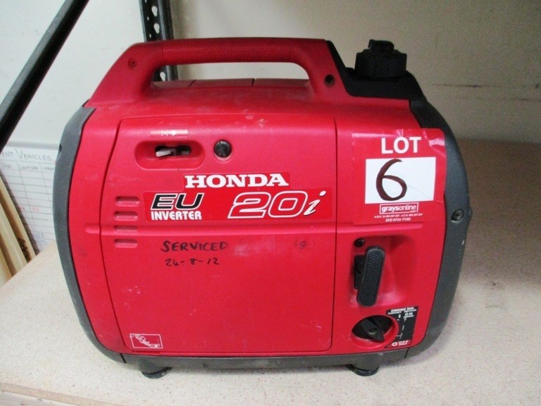 Honda Generator EV inverter 20i, 2 kv, 240 volt, 8A Auction (0006 ...