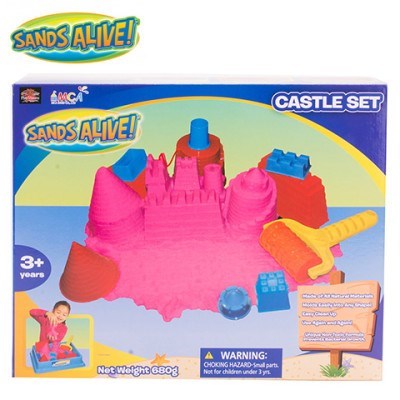 Sands Alive! Castle Set - Pink Sand