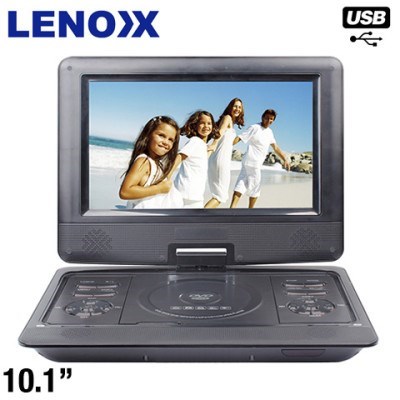 Lenoxx 10.1'' Portable Multi-Region DVD 