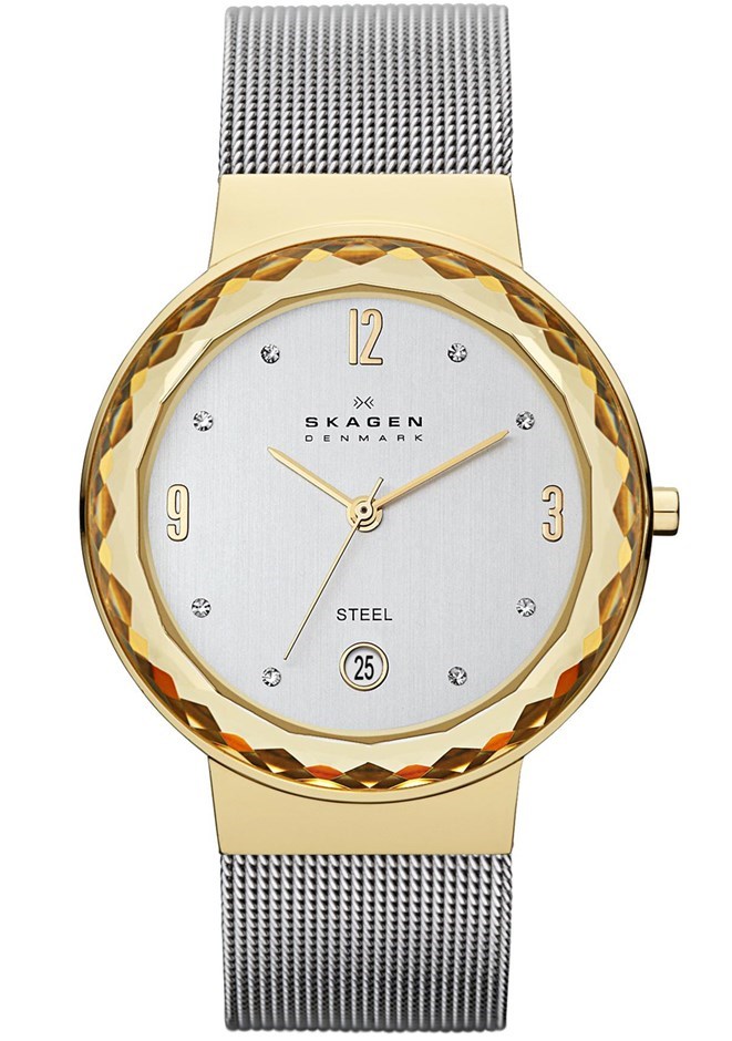 Skagen Leonora Ladies Swarovski Crystal 