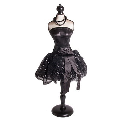 Mannequin Jewellery Stand - 72cm, Black 