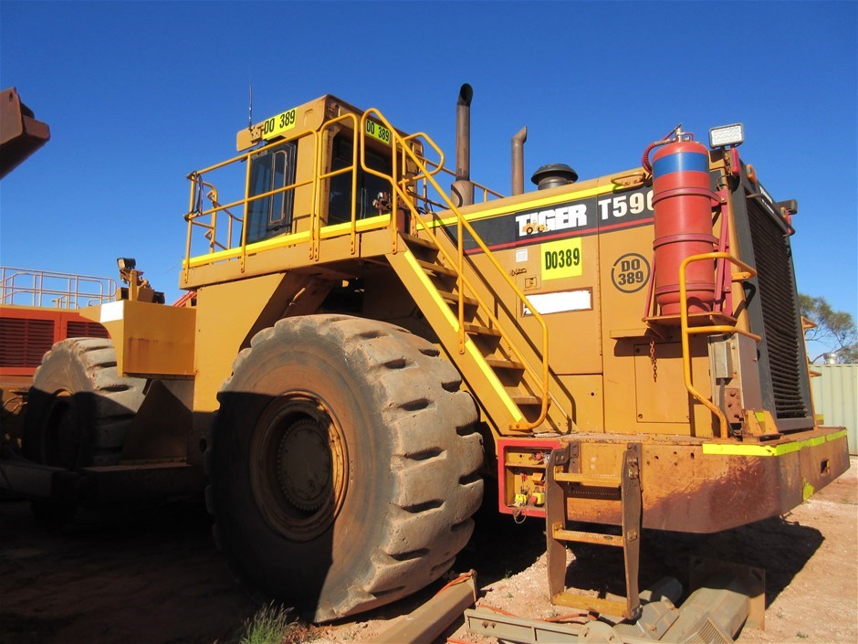 1994 Caterpillar Tiger T590 4x4 Articulated Wheel Dozer Auction (00039002973) Grays Australia