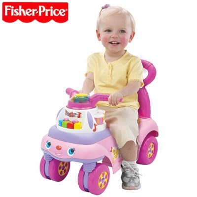 Pink Fisher-Price Music and Motion Ride-