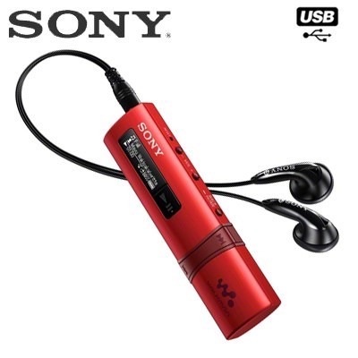 4GB Sony B Series MP3 Walkman - Red