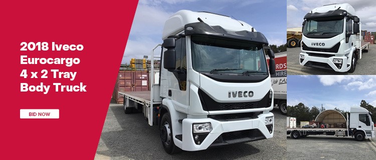 2018 Iveco Eurocargo 4 x 2 Tray Body Truck