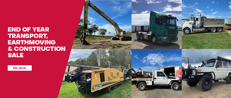 END OF YEAR TRANSPORT, EARTHMOVING & CONSTRUCTION SALE