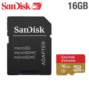 16GB SanDisk MicroSDHC UHS-I Extreme Mem