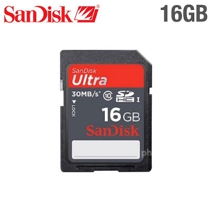 Sandisk 16GB SDHC Ultra 30MB-s